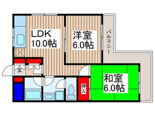 ラッキ－ヒルズの物件間取画像